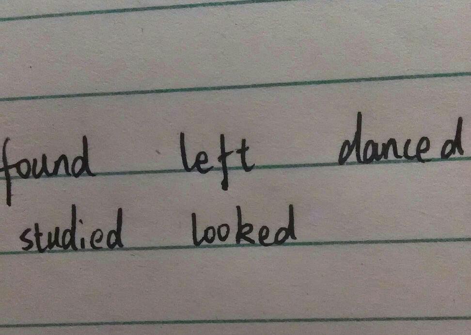 ESL Simple Past Tense