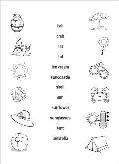ESL Vocabulary Worksheets
